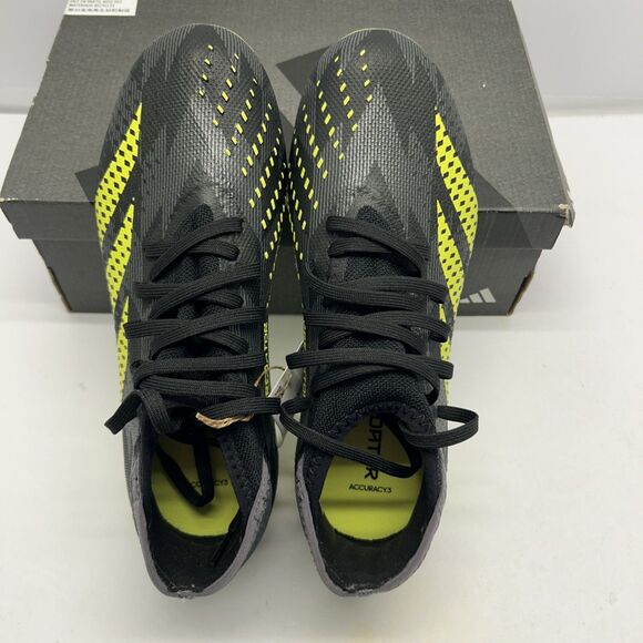 Adidas Predator Accuracy INJ.3 FG Soccer Cleats Black Green Men 5 NEW main image 7